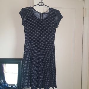Michael Kors Black & White Polka Dot Dress